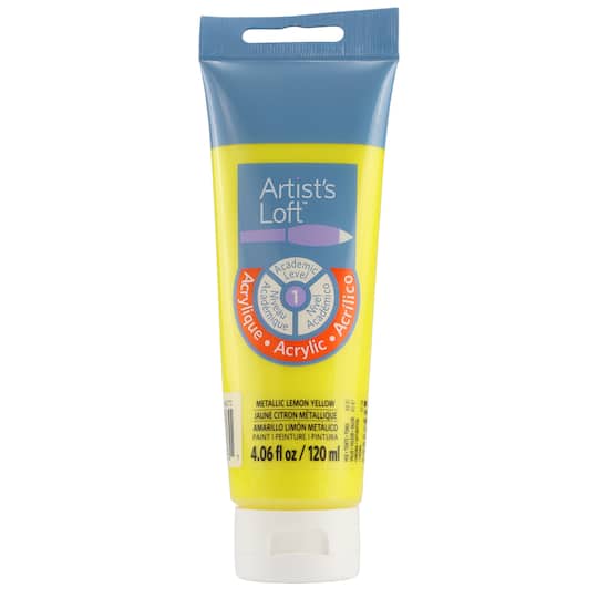 Michaels, 4oz. Metallic Acrylic Paint by Artist's Loft™ – Category: Open Stock Acrylic Paint